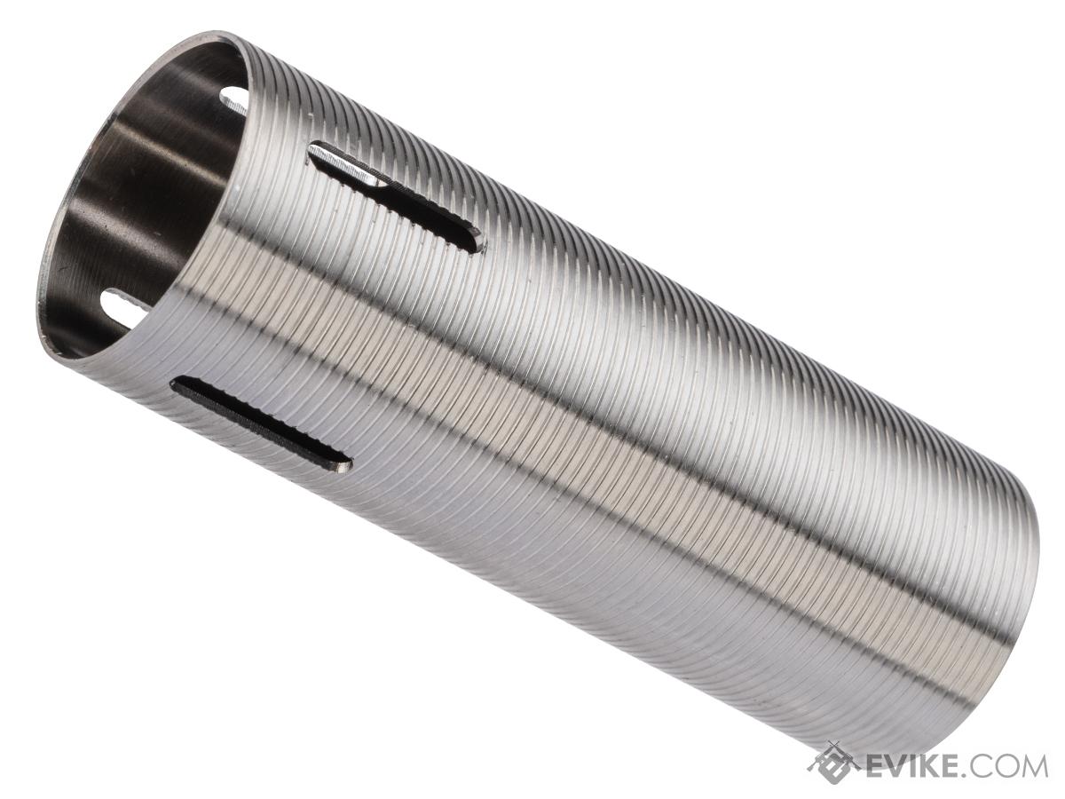 Pre-Order ETA September 2024 ZCI Anti-Heat Stainless Steel Ribbed Cylinder for Airsoft AEG Gearboxes (Model: Type 2)