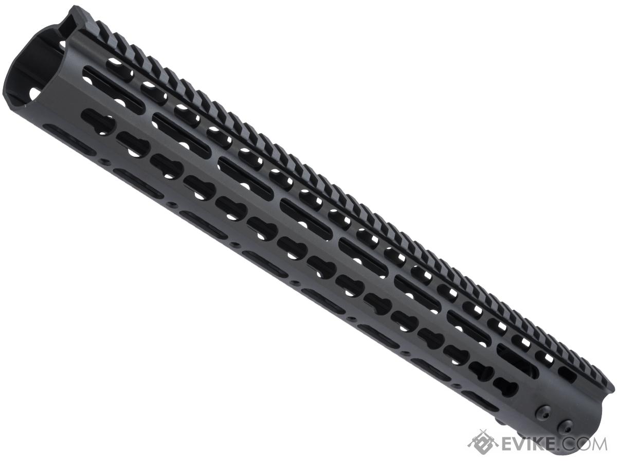 Pre-Order ETA September 2024 ZCI CNC Aluminum KeyMod Ultra Slim Free Float Handguard for M4 / M16 AEG Rifles (Size: 15)