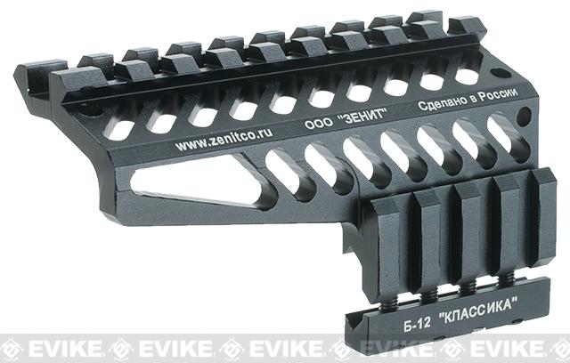 Zenimei CNC Aluminum B-12 Rail Mount for AK Series AEG / GBB Rifles - Black