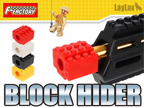 LayLax First Factory BLOCK Series 14mm Negative Airsoft Muzzle Device 