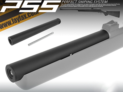 Laylax Short Outer & Inner Barrel PSS Set for Airsoft Sniper Rifles (Model: VSR-10)