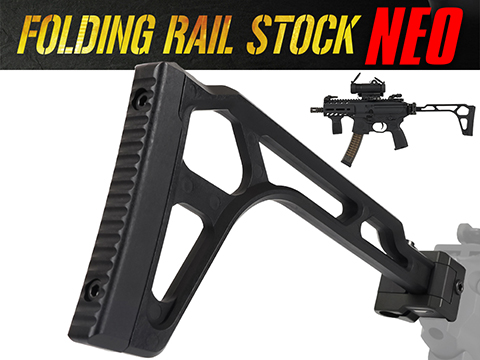 Laylax First Factory Neo Folding Stock for Picatinny Rail Mounts