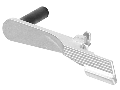 Laylax Nine Ball NEO Series Custom Slide Stop for Tokyo Marui Hi-CAPA / Government Gas Blowback Pistols (Color: Silver)