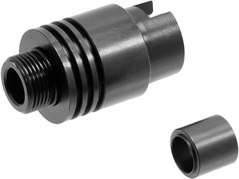 Laylax NEO Silencer Muzzle Adapter for Tokyo Marui G3/MC51/SG-1 Airsoft AEG Rifles