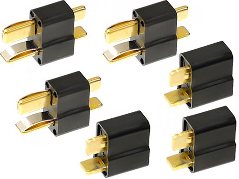 Laylax Standard Deans T-Plug Airsoft Connector (Package: 3 Pieces / Male Connector)