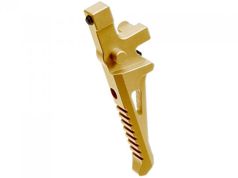 Prometheus Custom Adjustable Trigger for ARES EFCS V2 Gearbox (Color: Gold)