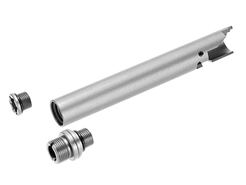 Nine Ball Fixed 2-Way Outer Barrel for TM Hi-CAPA D.O.R. Gas Blowback Pistol (Color: Silver)