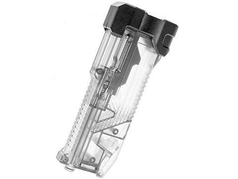 Laylax Ambidextrous Swiveling Arm High Capacity Speedloader w/ BB Bottle Spout (Color: Clear)