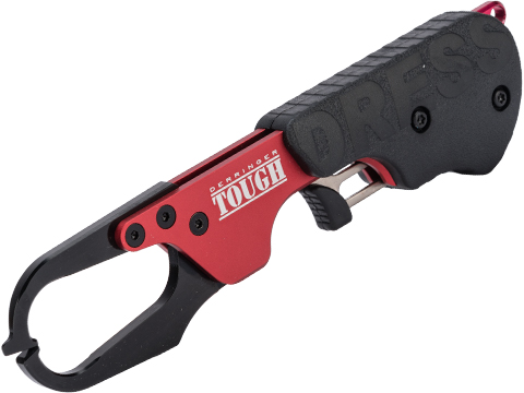 DRESS Derringer Tough CNC Aluminum Fish Landing Grip (Color: Black / Red)