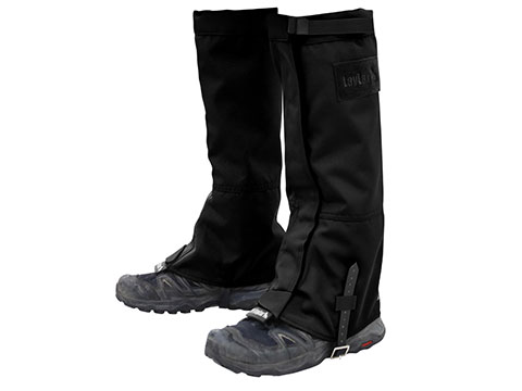 Laylax Battle Style Recon Gaiters (Color: Black / Small - Medium)