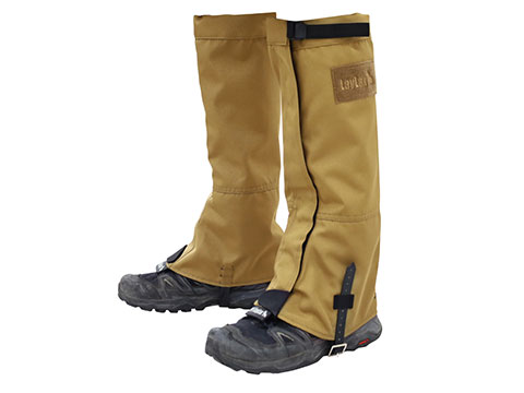 Laylax Battle Style Recon Gaiters (Color: Tan / Small - Medium)