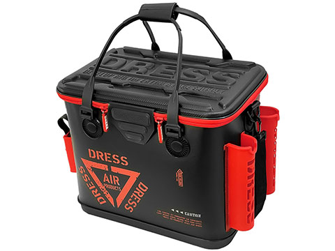 DRESS Bakkan +PLUS 34L Tackle Bag w/ Rod Holder (Color: Black / Red), MORE,  Fishing, Box and Bags -  Airsoft Superstore