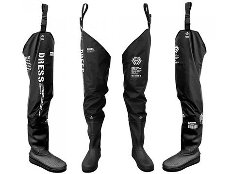 DRESS Fishing Hip Waders w/ Felt Spike Sole 