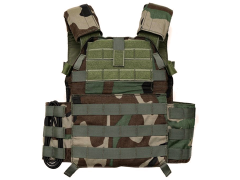 LBX 0300 Tactical Modular Plate Carrier (Color: Woodland / Small)