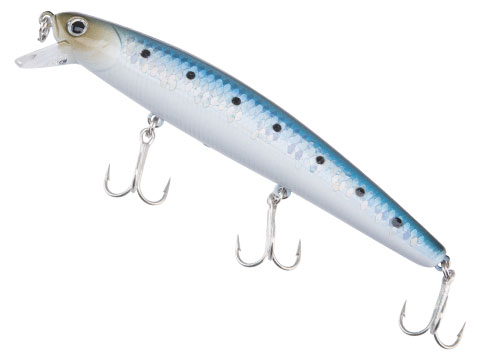 Lucky Craft FlashMinnow Saltwater Fishing Lure (Model: 110 / Super Glow MS Sardine)