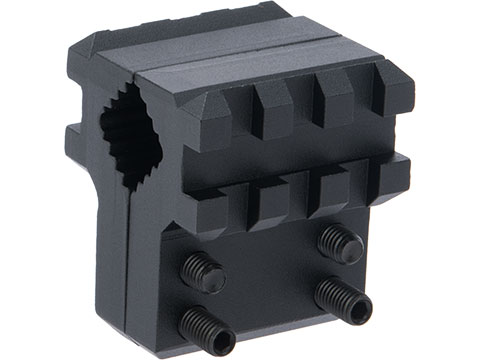 LCT CNC Aluminum Two-Sided Barrel-Mounted Rail Adaptor for AK Series AEG Rifles