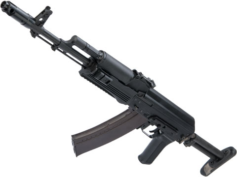 LCT Stamped Steel STK-74 AK EBB AEG Rifle w/ STK Folding Retractable Stock