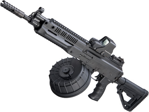 LCT Stamped Steel LCK-16 Airsoft AEG Light Machinegun w/ Side-Folding Stock Tube (Model: Standard AEG)