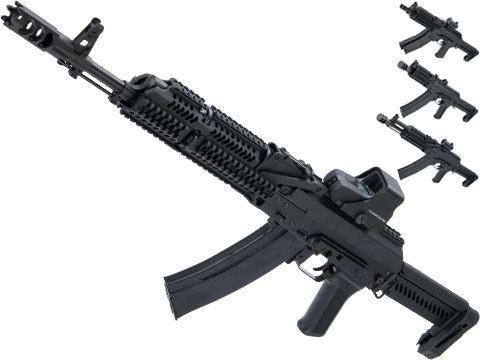 LCT Stamped Steel ZK Series AK Airsoft AEG Rifle w/ Side-Folding Z Series Stock and Handguard (Model: ZP-19-01 Vityaz)