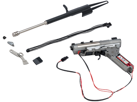 LCT Airsoft Complete Gearbox w/ Electric Blowback and Recoil Kit for AK Series Airsoft AEG (Type: Long Bolt)