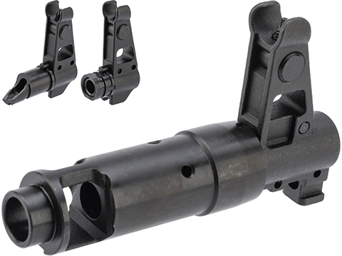 LCT Front Sight with Flashhider Set for AK Series AEG Rifles (Model: LCK74)