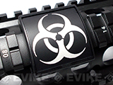 Custom Gun Rails Small Laser Engraved Aluminum Rail Cover (Type: BIOHAZARD / 20mm Picatinny Rail Version)