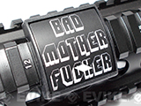 Custom Gun Rails Small Laser Engraved Aluminum Rail Cover (Type: Bad MoFo / 20mm Picatinny Rail Version)