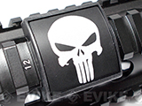 Custom Gun Rails Small Laser Engraved Aluminum Rail Cover (Type: Punisher / 20mm Picatinny Rail Version)