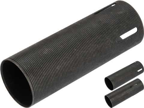 Lonex Stainless Steel Ribbed Cylinder for Airsoft AEG 