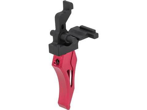 Prometheus EPSILON Series Round Trigger for M4/M16 Series Airsoft AEGs (Color: Red / Next Generation)