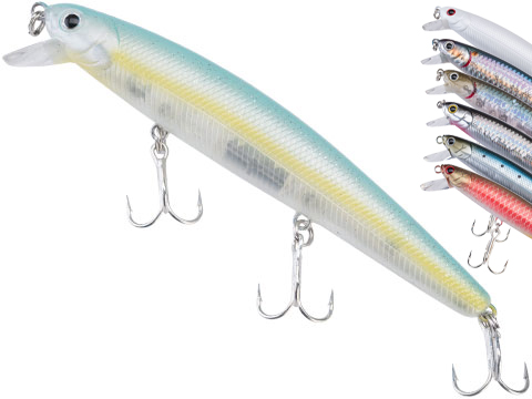 Lucky Craft FlashMinnow Saltwater Fishing Lure (Model: 110 / Super Glow Cherry Berry)