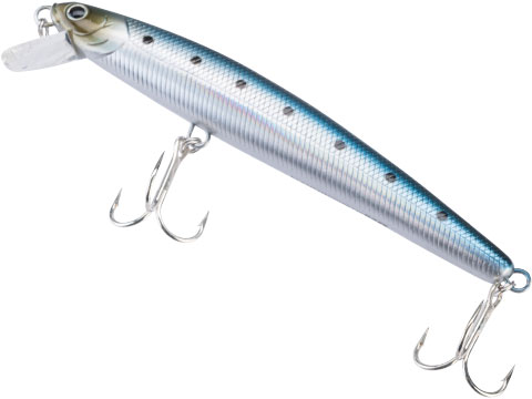 Lucky Craft FlashMinnow Saltwater Fishing Lure (Model: 130MR / Metallic Sardine)