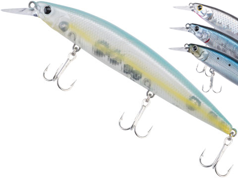 Lucky Craft Surf Pointer Saltwater Fishing Lure (Model: 115MR / Super Glow Cherry Berry)