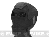 Matrix Iron Face Carbon Steel Watcher Gen7 Metal Mesh Full Face Mask (Color: Black)