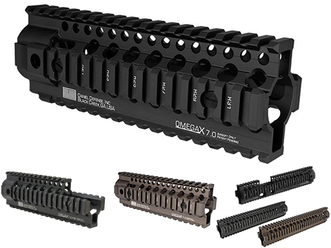 Daniel Defense Licensed Omega X Rail System for Airsoft AEG by Madbull 