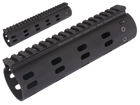 Madbull Daniel Defense Licensed MFR RIS for M4 / M16 Airsoft AEG Rifles (Color: Black /  9)