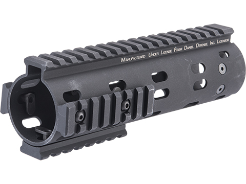 Madbull Daniel Defense Licensed MFR RIS for M4 / M16 Airsoft AEG Rifles (Color: Black /  7)