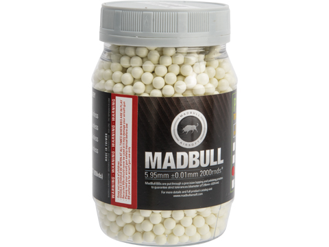 MadBull Precision 6mm PLA Biodegradable Airsoft Tracer BB (Model: .28g Green / 2000rd Bottle)