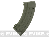 King Arms AK 110 rounds Thermal Style Mid-Cap Magazine (Color: OD Green / One Magazine)