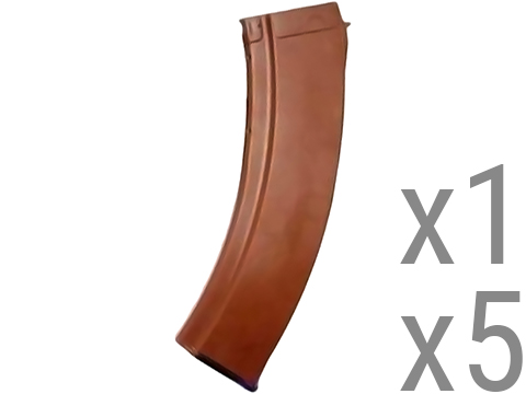 MAG EX-Long 140rd Mid-Cap Long Magazine for AK Series Airsoft AEG (Color: Imitation Bakelite / Single Magazine)