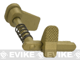 APS Ambidextrous Magazine Release for M4/M16 Series Airsoft AEGs (Color: Gold)