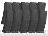 Blue Box 140rd Polymer Midcap Magazine for M4 / M16 Series Airsoft AEG Rifles (Color: Black / Box of 10)