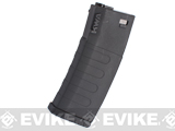 KWA K120 120rd Polymer Midcap Magazine for M4 / M16 Series Airsoft AEG Rifles (Color: Black / One)