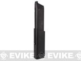 KWA Full Metal 49rd Magazine with Polymer Spacer for KWA SMG45 Airsoft GBB SMG (Color: Black)
