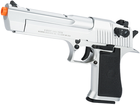 PISTOLET DESERT EAGLE L6 FULL AUTO Stainless silver - Blowback - 6 mm BB -  CO² - Paintball Connexion