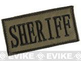 Voodoo Tactical Sheriff Embroidered Hook and Loop Morale Patch (Color: OD Green / Small)