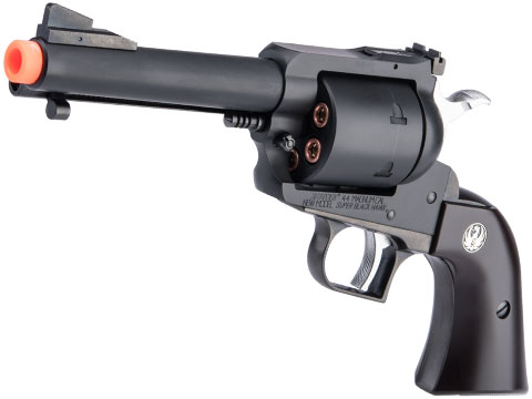 Marushin Super Black Hawk .44 Magnum Gas Powered Airsoft Revolver (Model: 4.62 / Matte Black / ABS)
