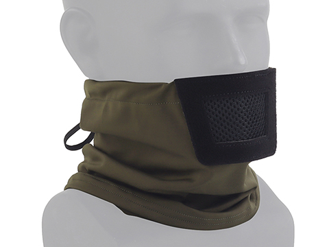 Matrix Knight Lower Face Mask w/ Mesh Mouth Protector (Color: Olive Drab / Standard)