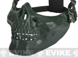 Avengers Skull Iron Face Lower Half Mask (Color: OD Green)