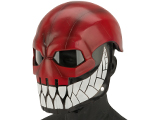 Evike.com R-Custom Fiberglass  Task Master Full Face Mask (Color: Grin Reaper / Clear Lens)